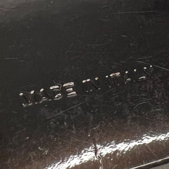 Vintage 90s Paloma Picasso Silk Georgette Giant Xs and Os Scarf Orange Apricot - Picture 8 of 9